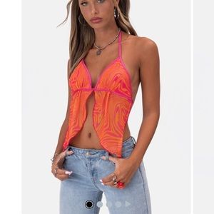 Adika backless halter top